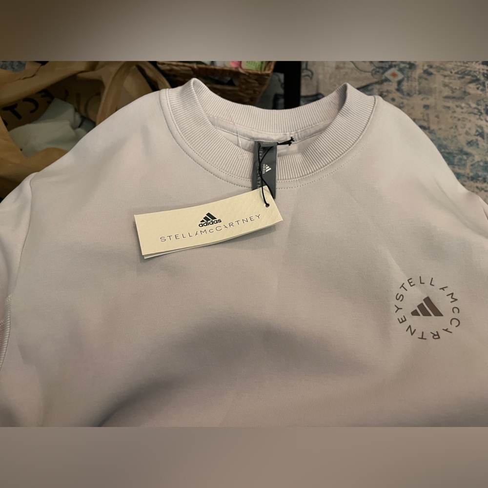 FINAL PRICE The Adidas by Stella McCartney ASMC women's sweatshirt grey XL - Picture 3 of 8